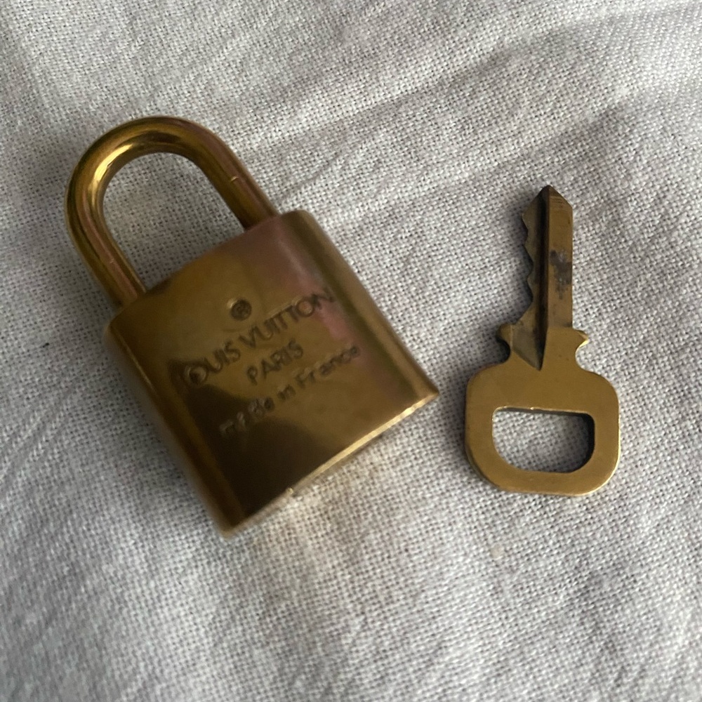 Louis Vuitton Gold Lock and Key Set (ask for #)